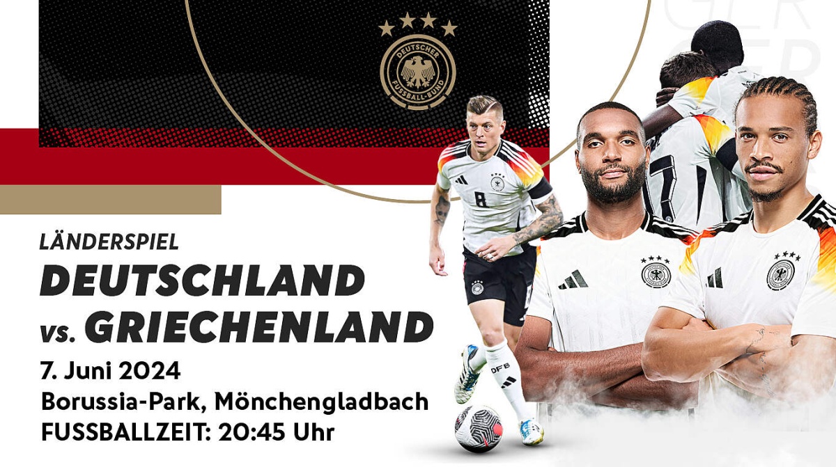 Tickets für Deutschland-Griechenland in Mönchengladbach ab sofort im öffentlichen Vorverkauf erhältlich